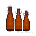 Amber Glass Beer Bottle